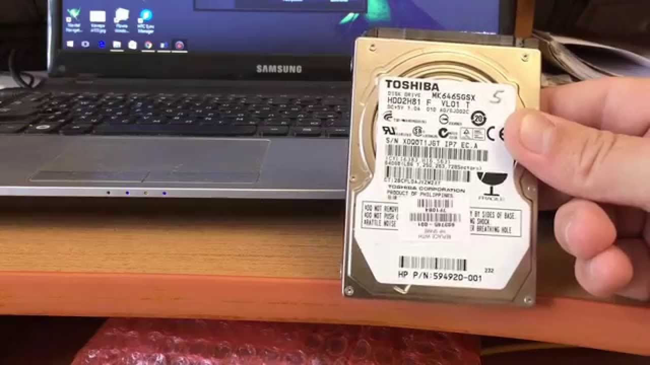 HDD в руке