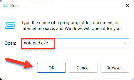 Способ 2: удалить водяной знак активации Windows 11 при помощи Блокнота