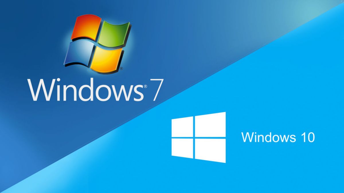 Логотипы Windows 7 и Windows 10