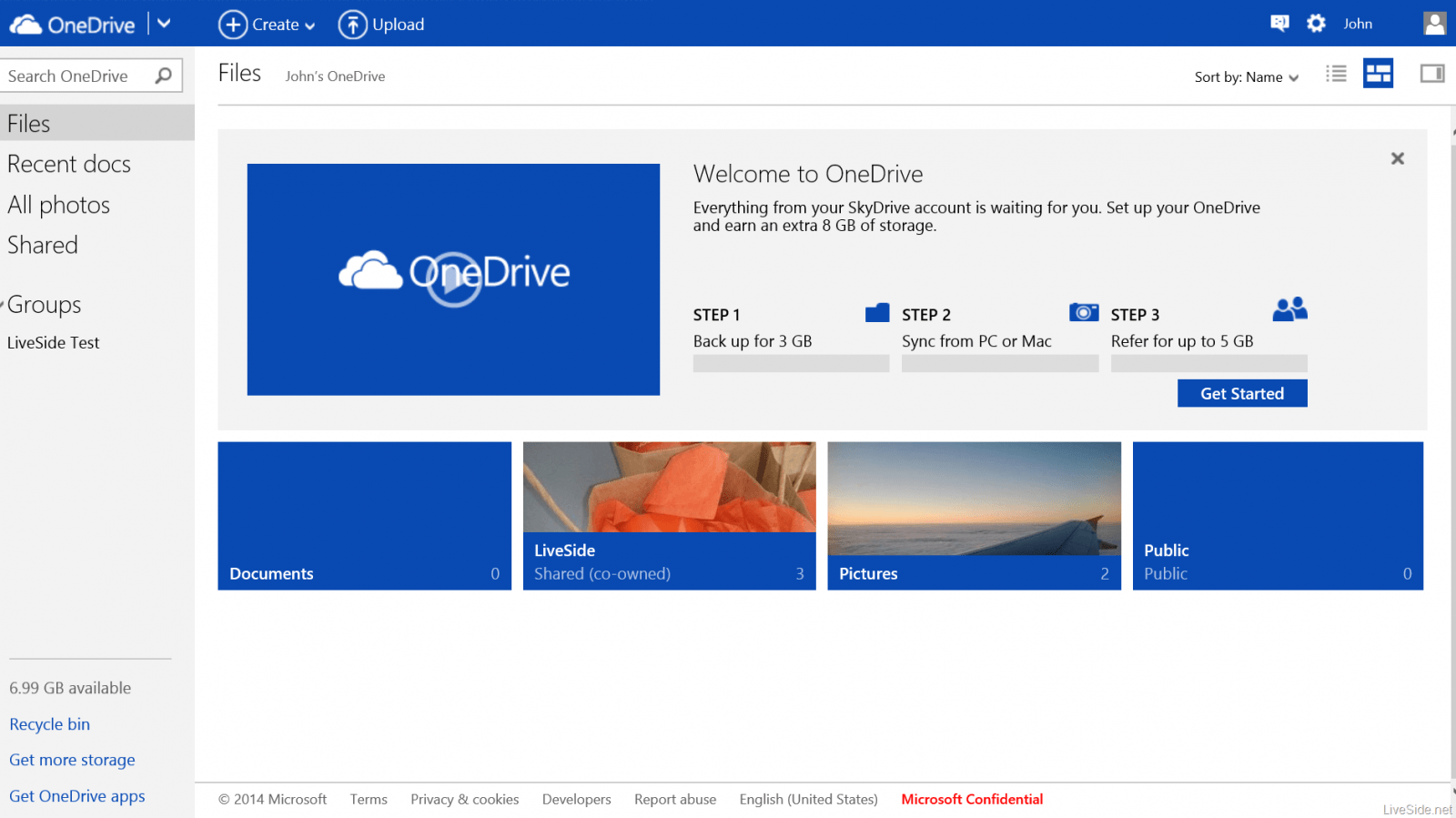 Облачное хранилище OneDrive