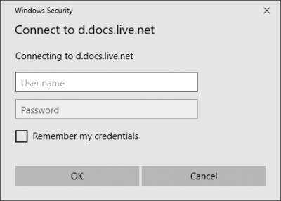 Связь с OneDrive в Windows 10