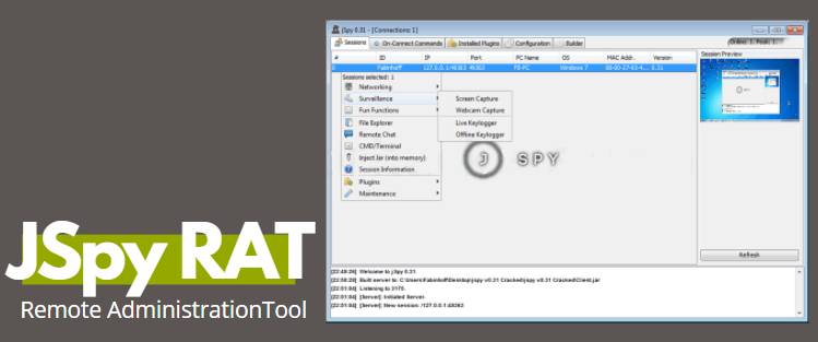 JSpy RAT Download Full Version – Remote Administration Tool