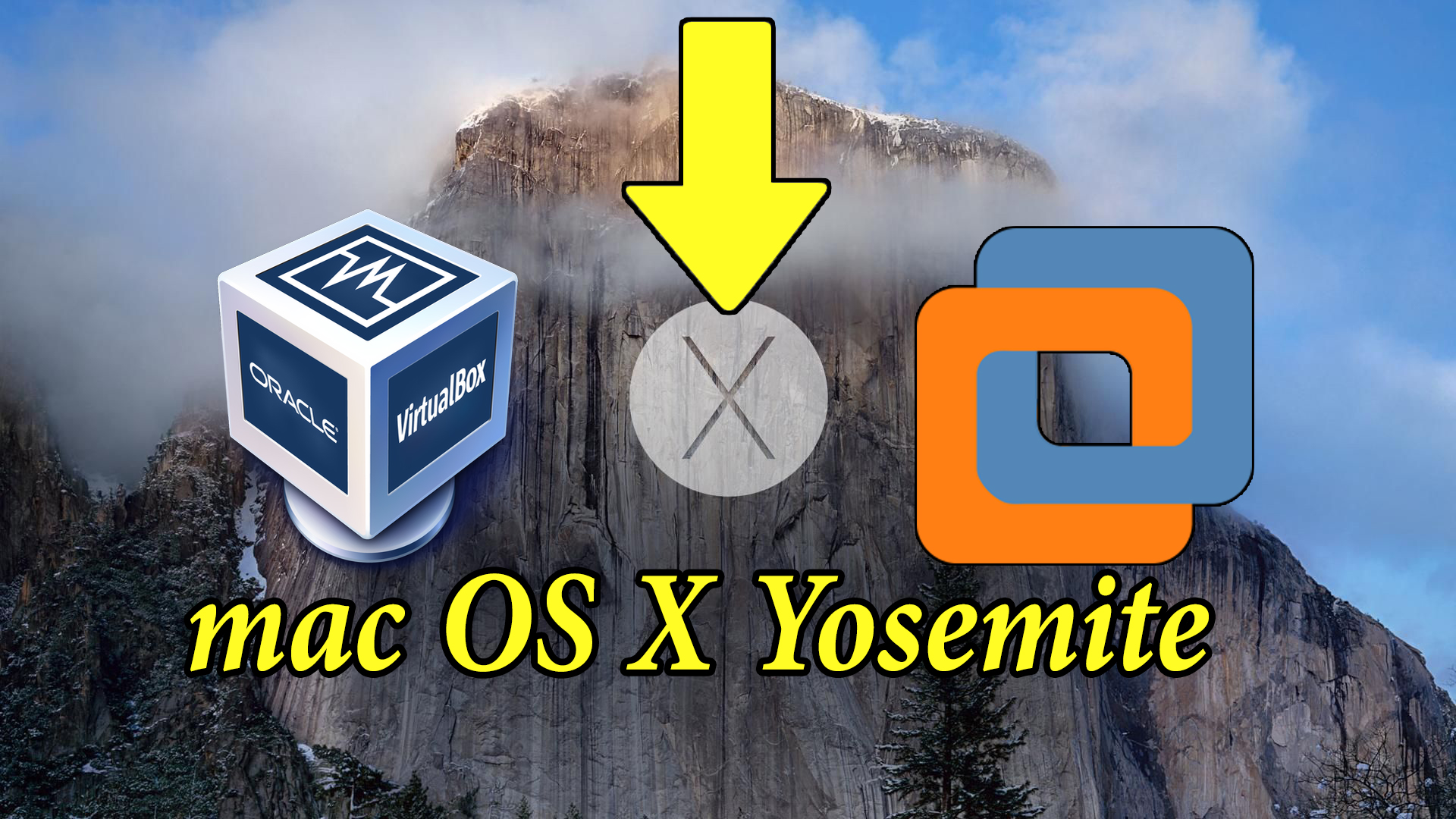 Загрузить Mac OS X Yosemite VirtualBox и образ VMware