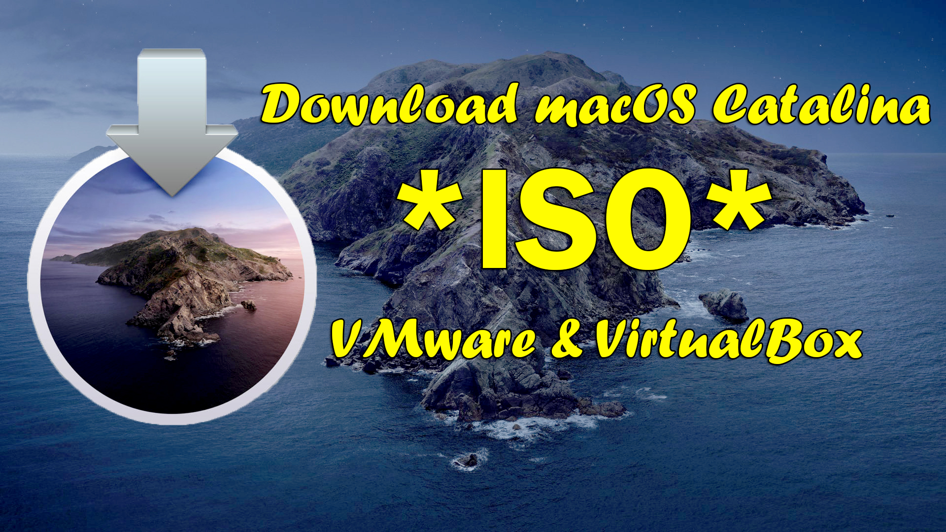 Загрузить macOS Catalina 10.15 ISO для VMware и VirtualBox