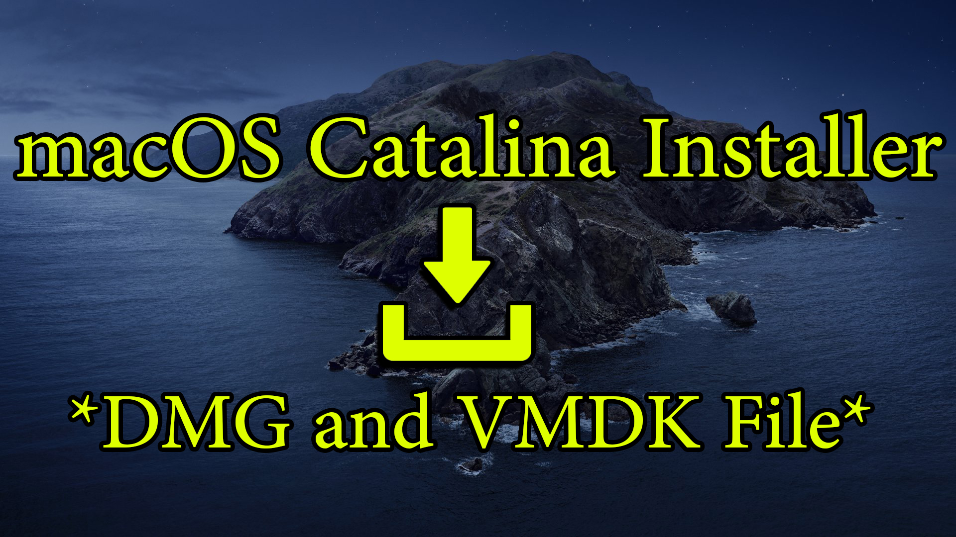 Загрузить установщик macOS Catalina - файлы DMG и VMDK