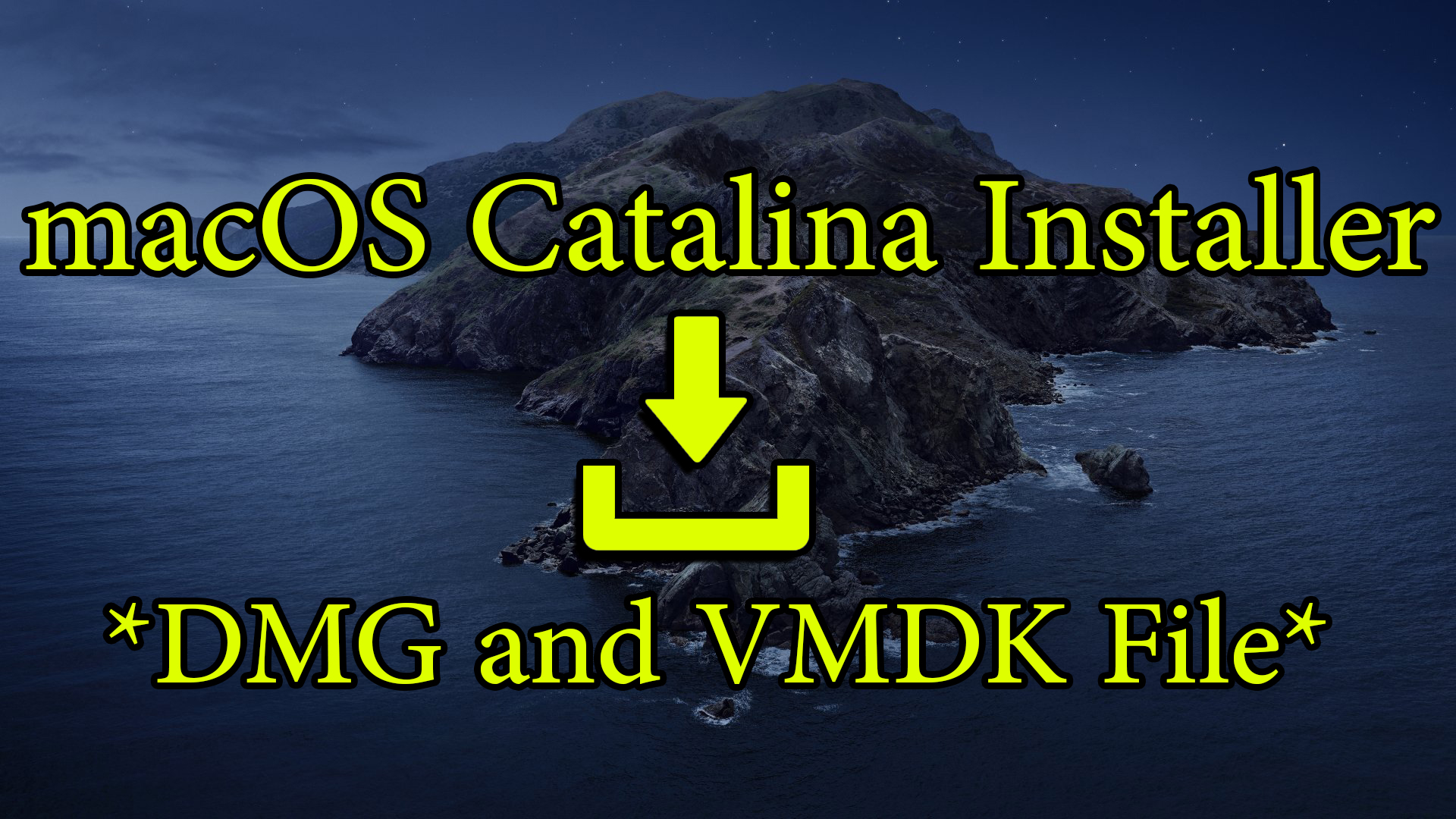 Загрузить установщик macOS Catalina — файлы DMG и VMDK