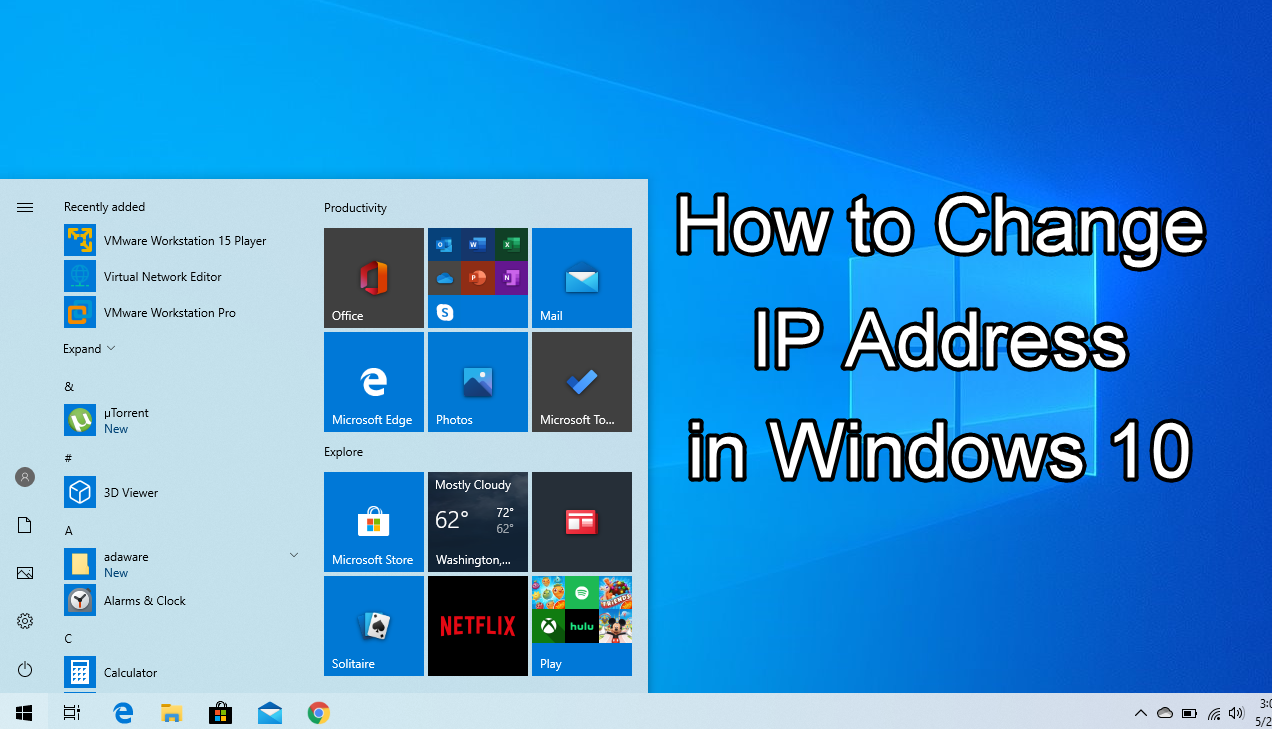 Как изменить IP-адрес в Windows 10