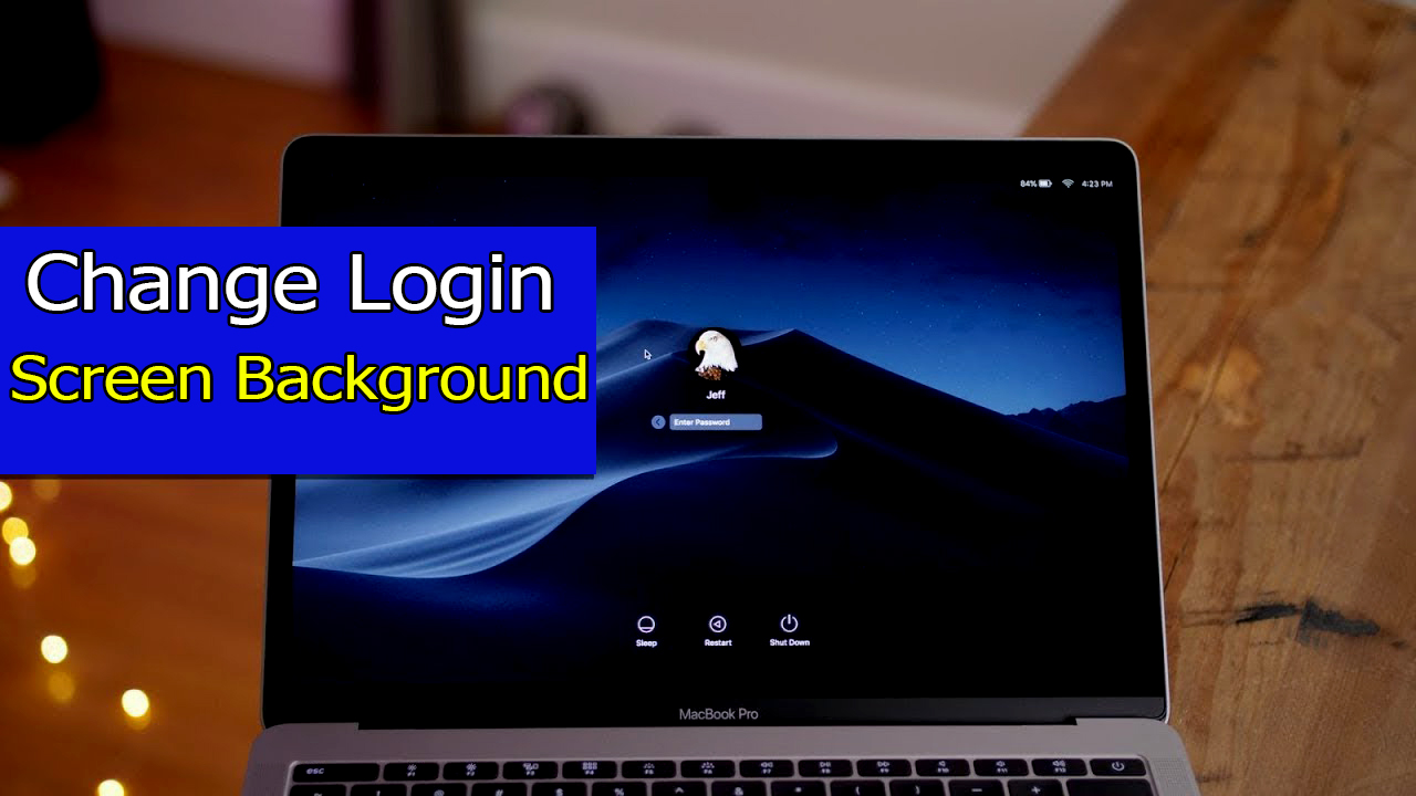Как изменить фон экрана входа в систему на macOS Catalina