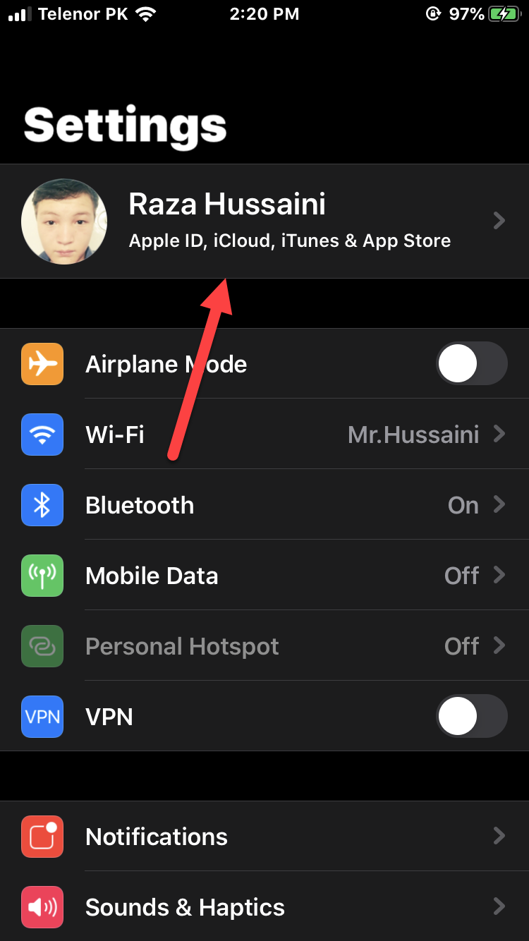 Изменить или удалить учетную запись iCloud на iPhone и iPad без потери данных