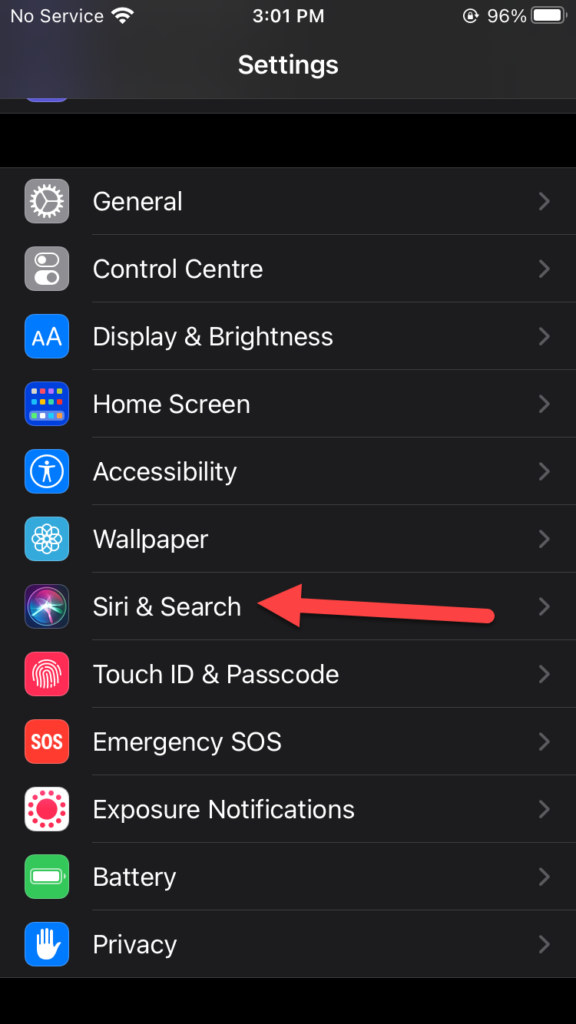 Изменить акцент Siri на iOS 14