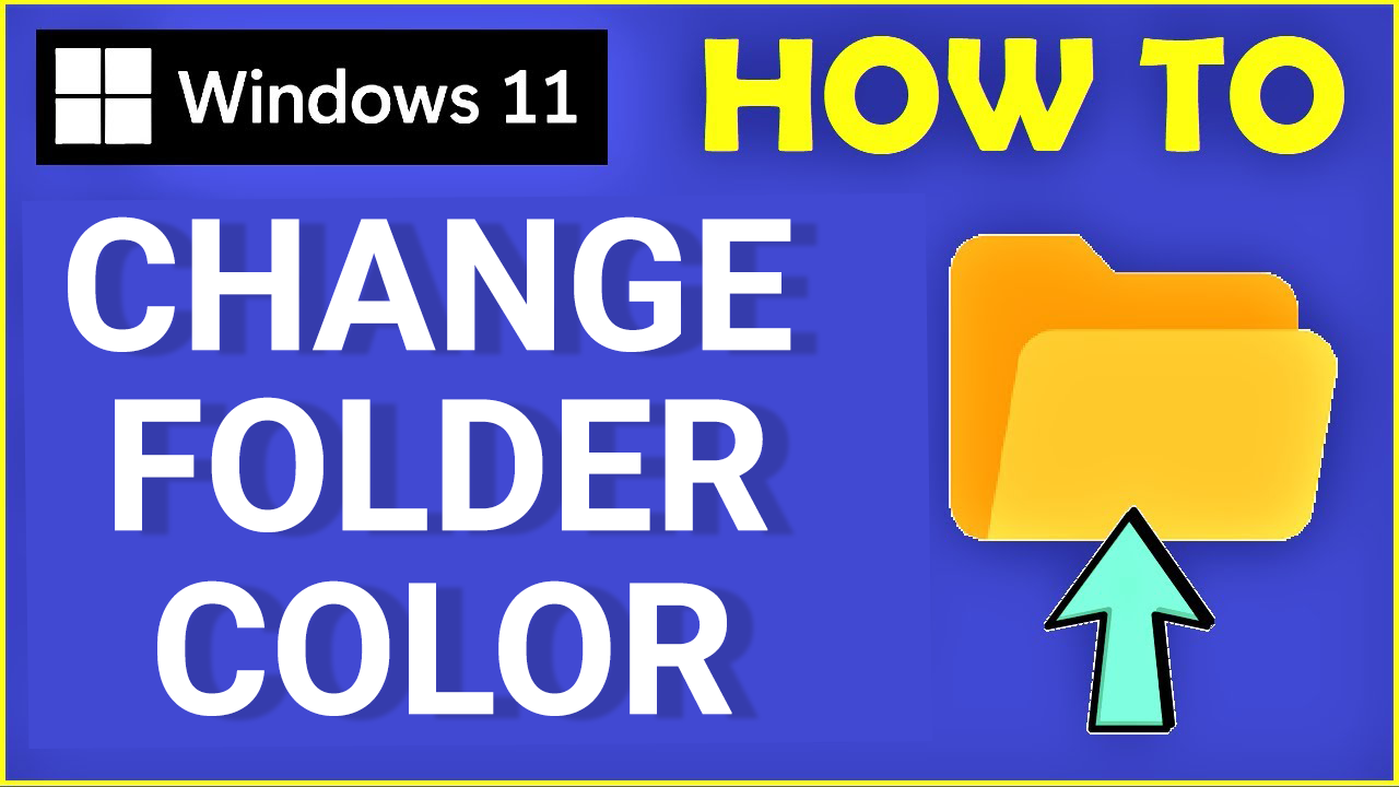 Изменить цвет папки в Windows 11