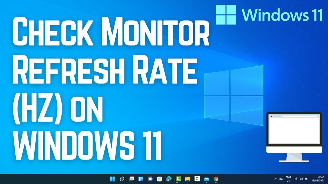 Как проверить частоту обновления ноутбука в Windows 11? 