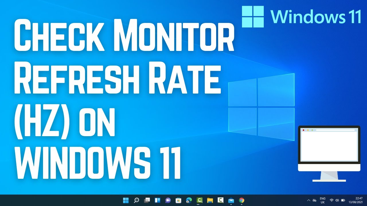 Как проверить частоту обновления ноутбука в Windows 11? 