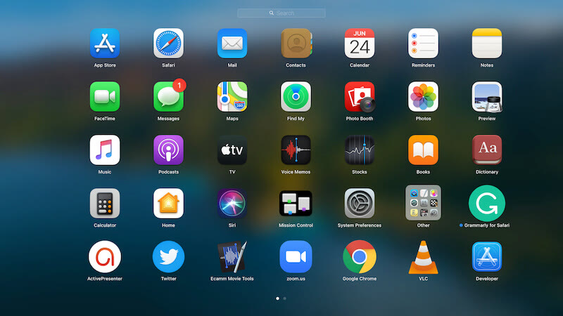 Удаление программ на Mac с помощью Launchpad