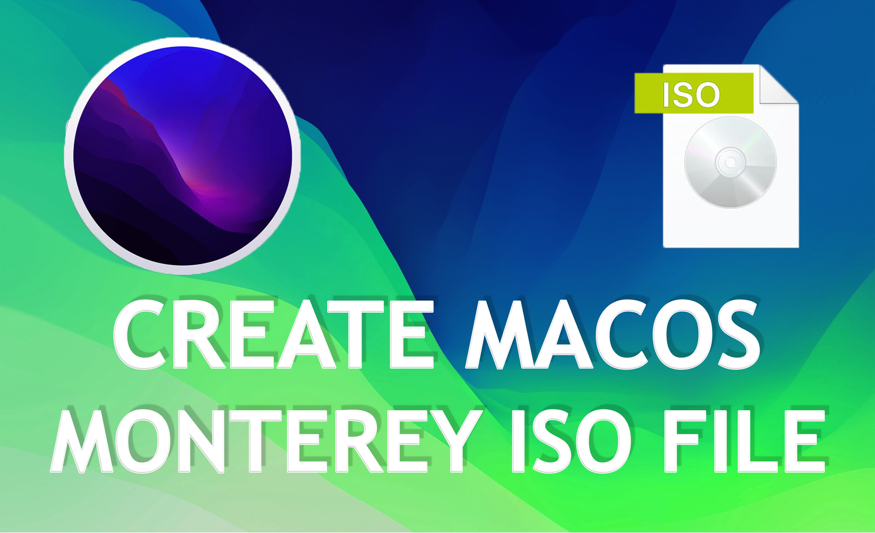 Создать файл ISO-образа macOS Monterey