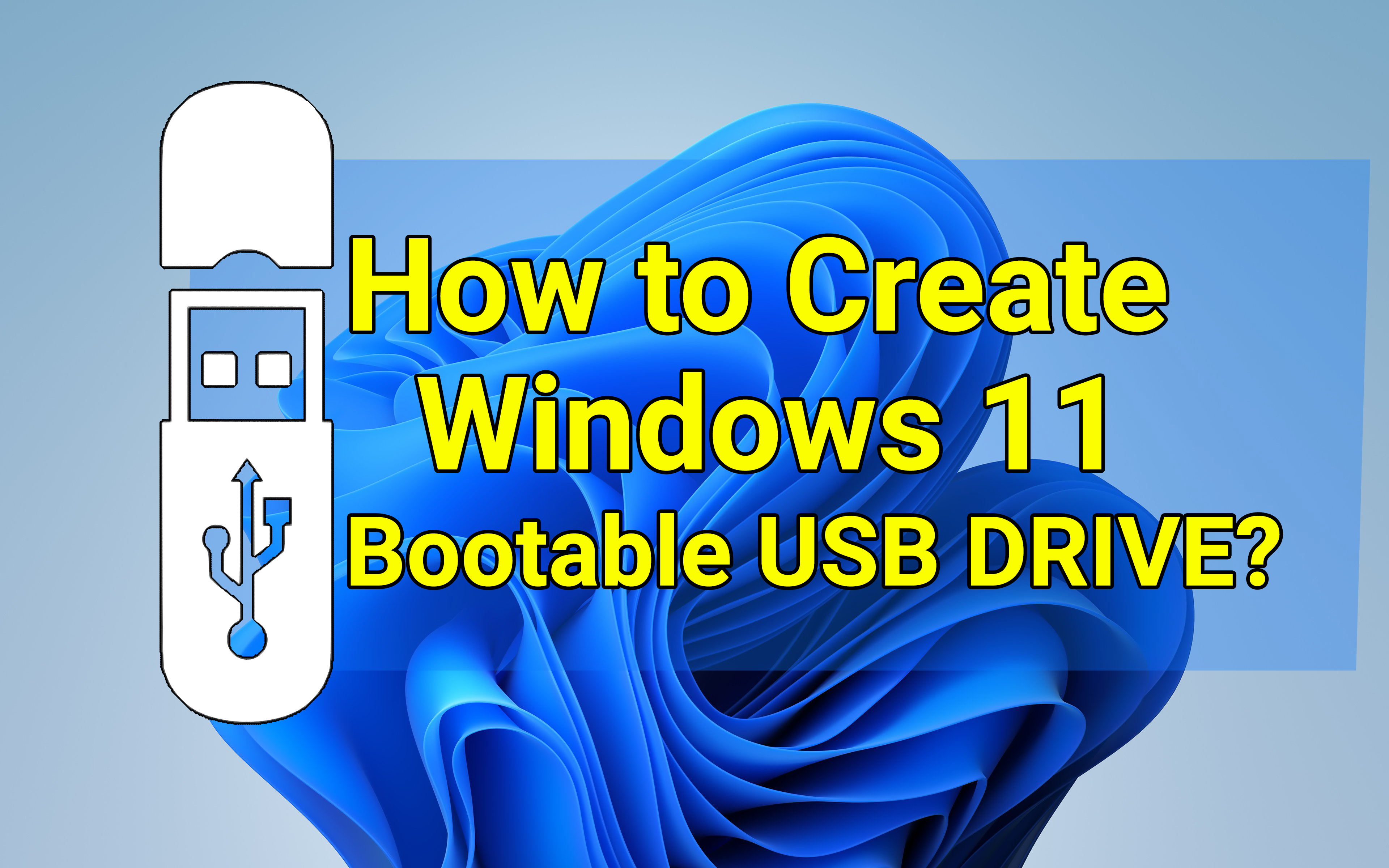 Как создать загрузочный USB-накопитель Windows 11