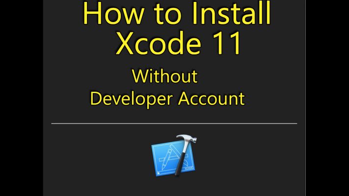 Как скачать Xcode 11 без учетной записи разработчика