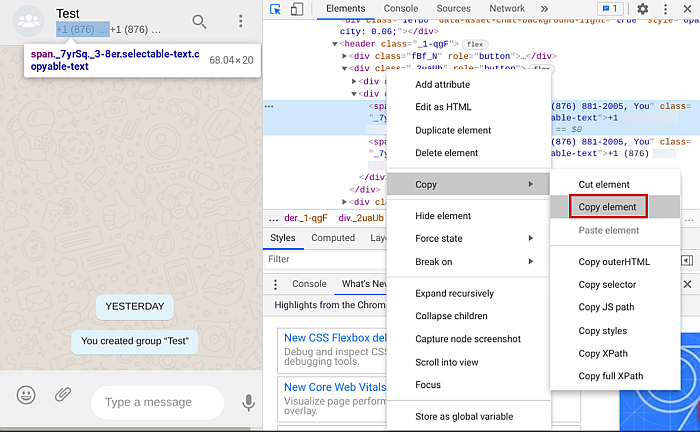 Export WhatsApp Contacts to Computer/Phone