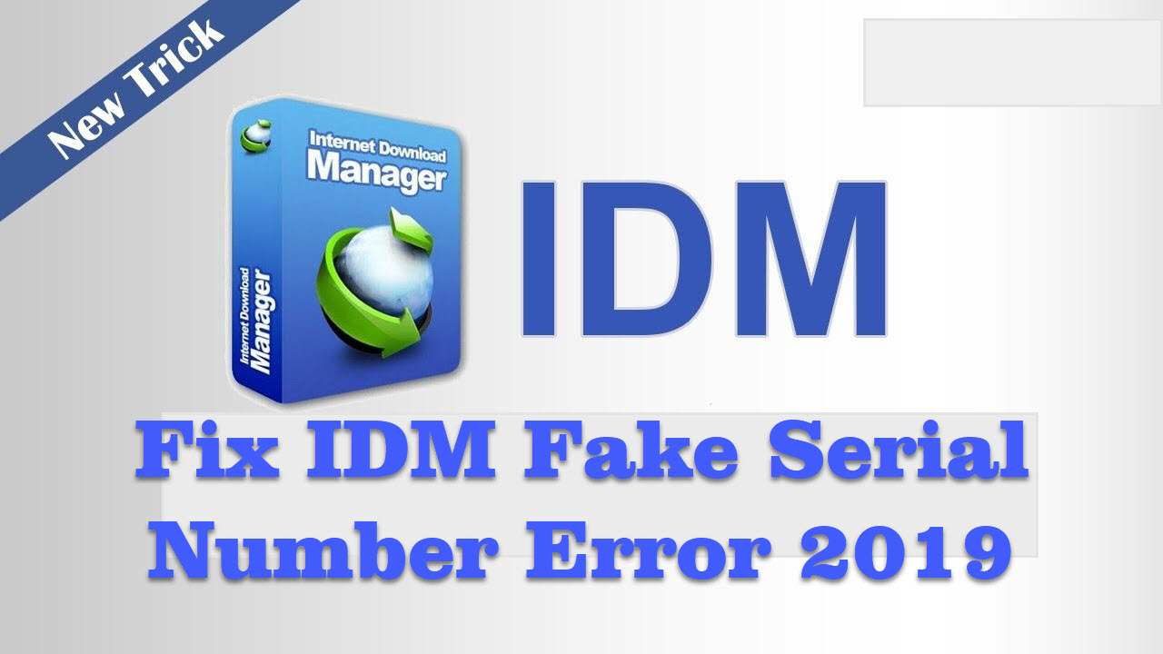 Как исправить ошибку поддельного серийного номера IDM 2019