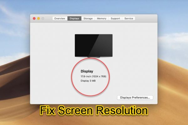 Как исправить разрешение экрана macOS Mojave на VirtualBox