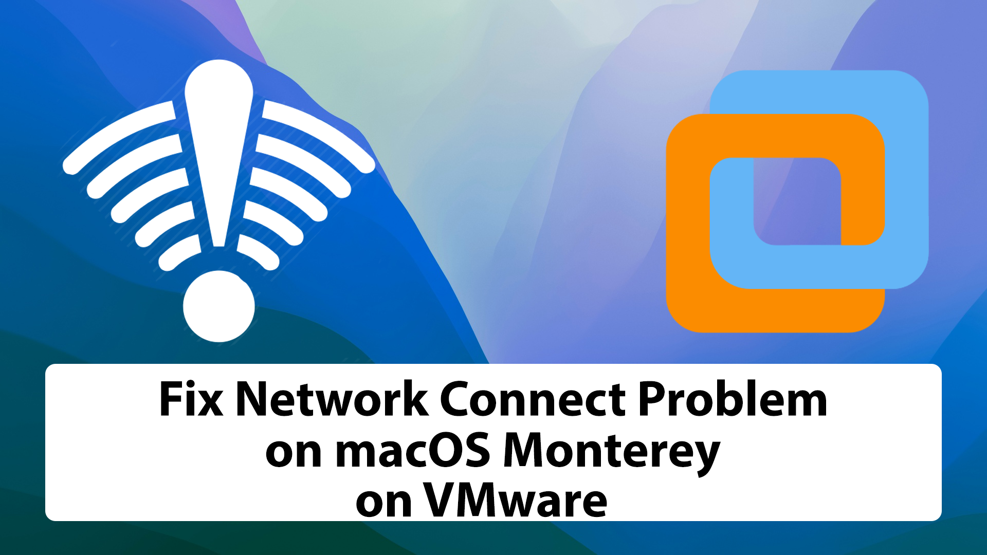Исправить сетевое подключение в macOS Monterey на VMware