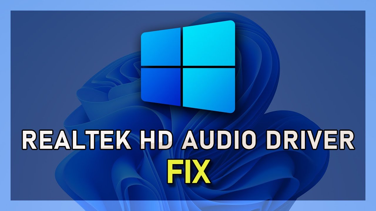 Исправить проблему с драйвером Realtek HD Audio