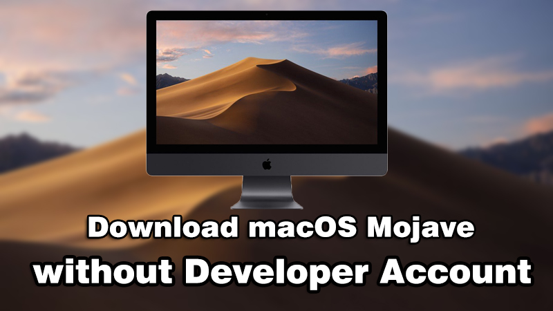 Как установить macOS Mojave без учетной записи разработчика