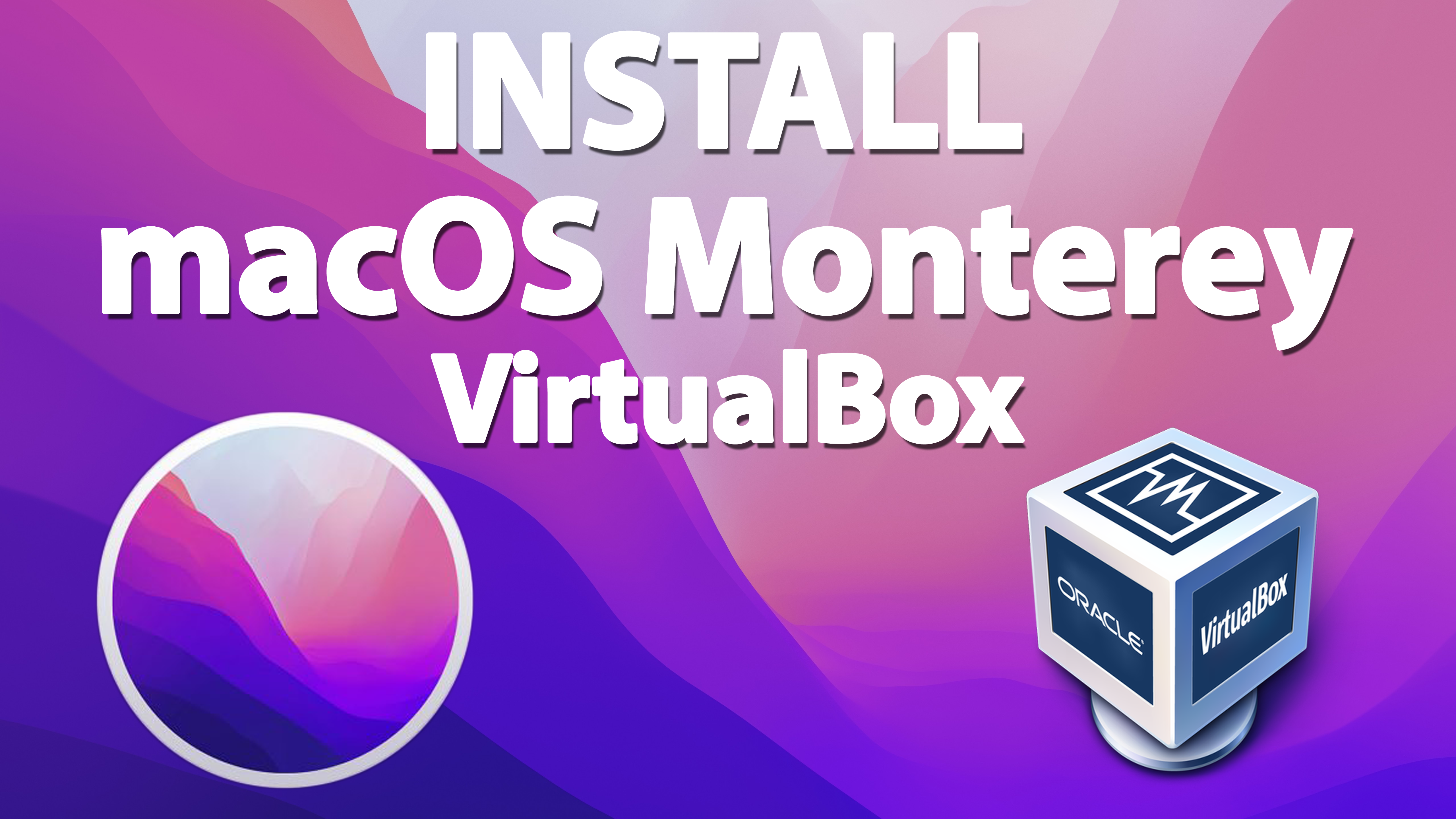 Установите macOS Monterey на VirtualBox на ПК с Windows