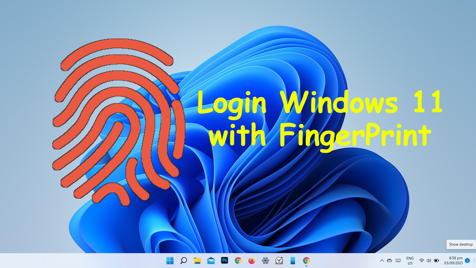 Как войти в Windows 11 с помощью отпечатка пальца
