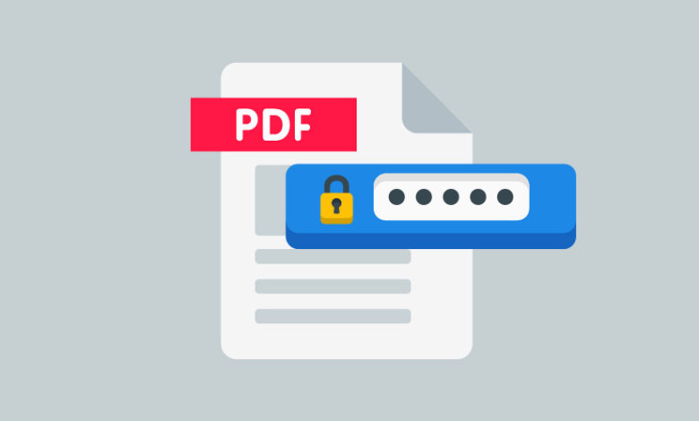 Восстановить пароль защищенного PDF