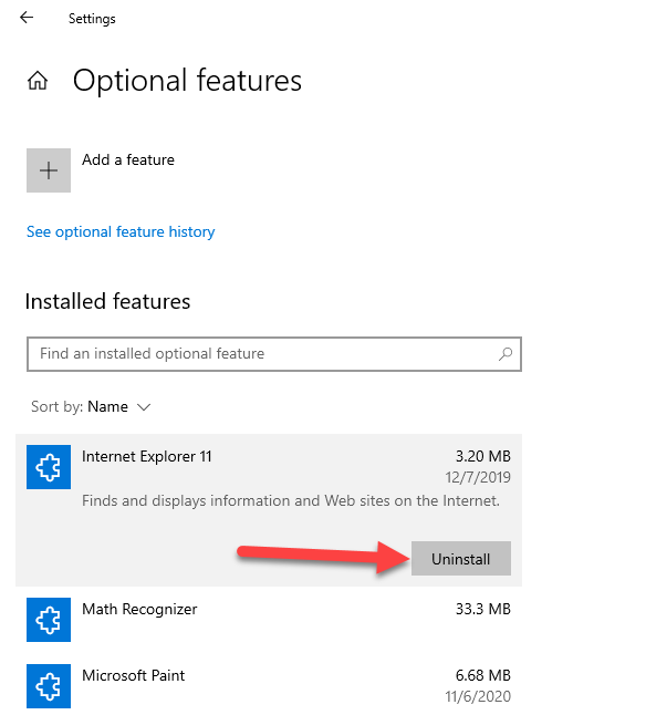 Как удалить Internet Explorer в Windows 10 навсегда