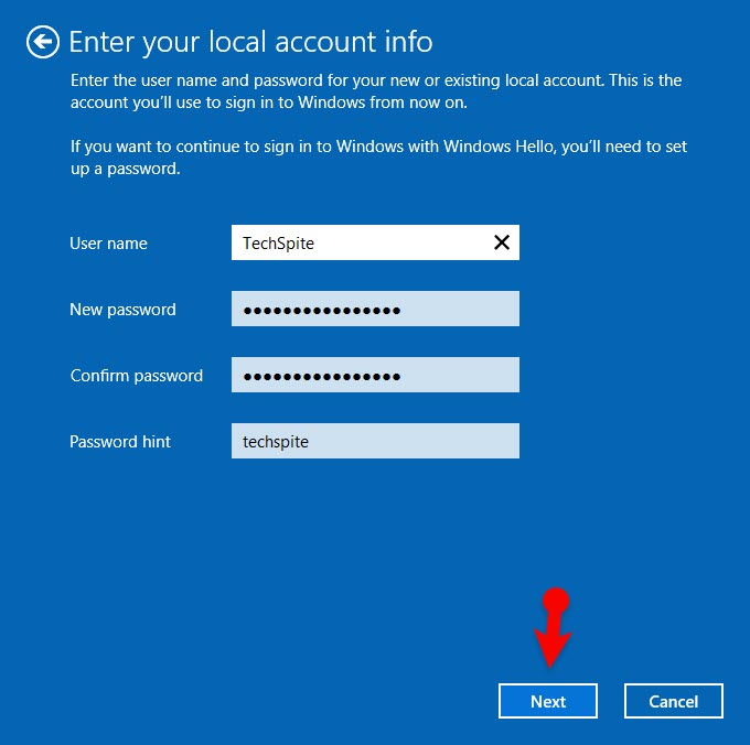 Удалить учетную запись Microsoft в Windows 10