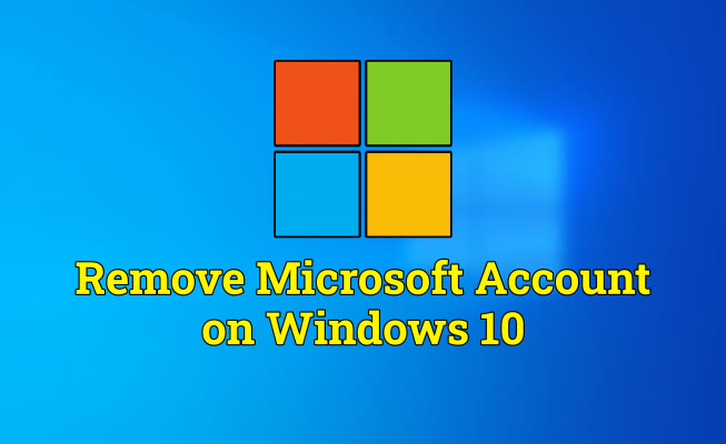 Как удалить учетную запись Microsoft в Windows 10