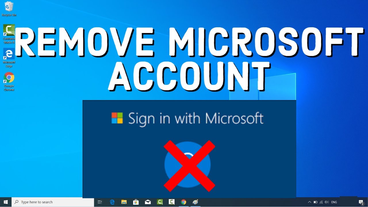 Как удалить или отменить связь учетной записи Microsoft с Windows 10