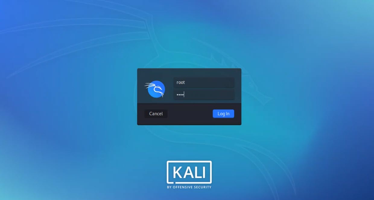 Как сбросить корневой пароль Kali Linux