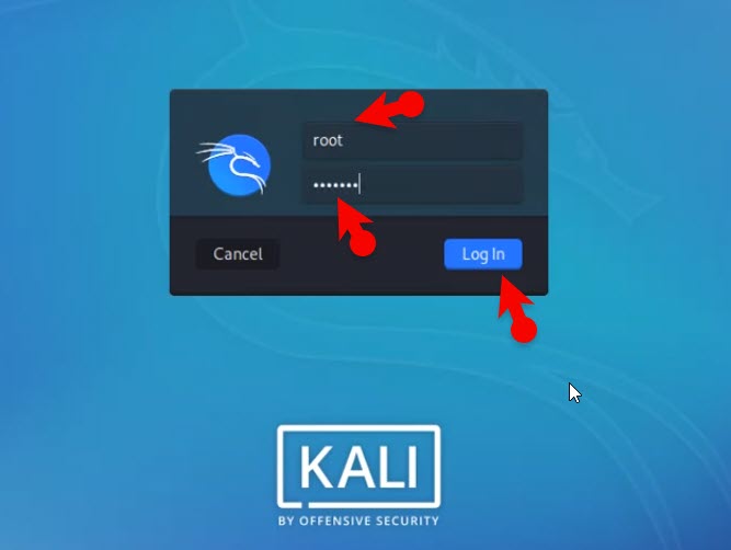 Reset Kali Linux Root Password