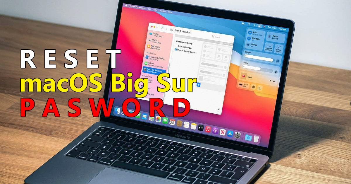 Как сбросить забытый пароль macOS Big Sur?
