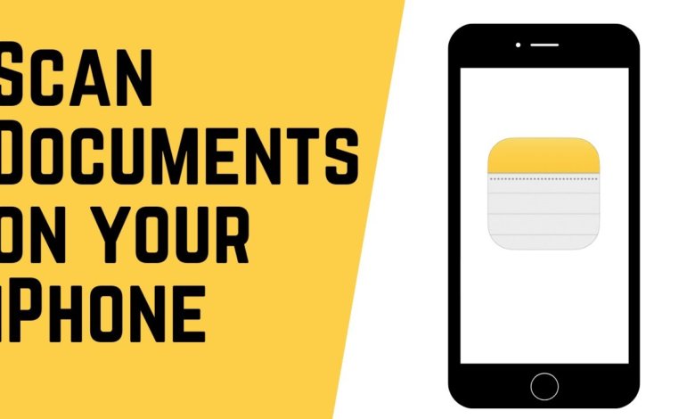 Сканировать документы на iPhone