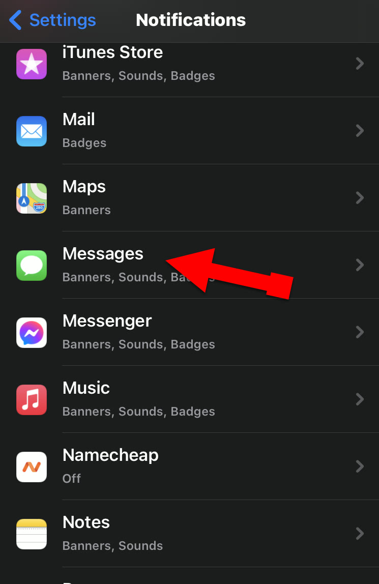 Активировать iMessage на iPhone
