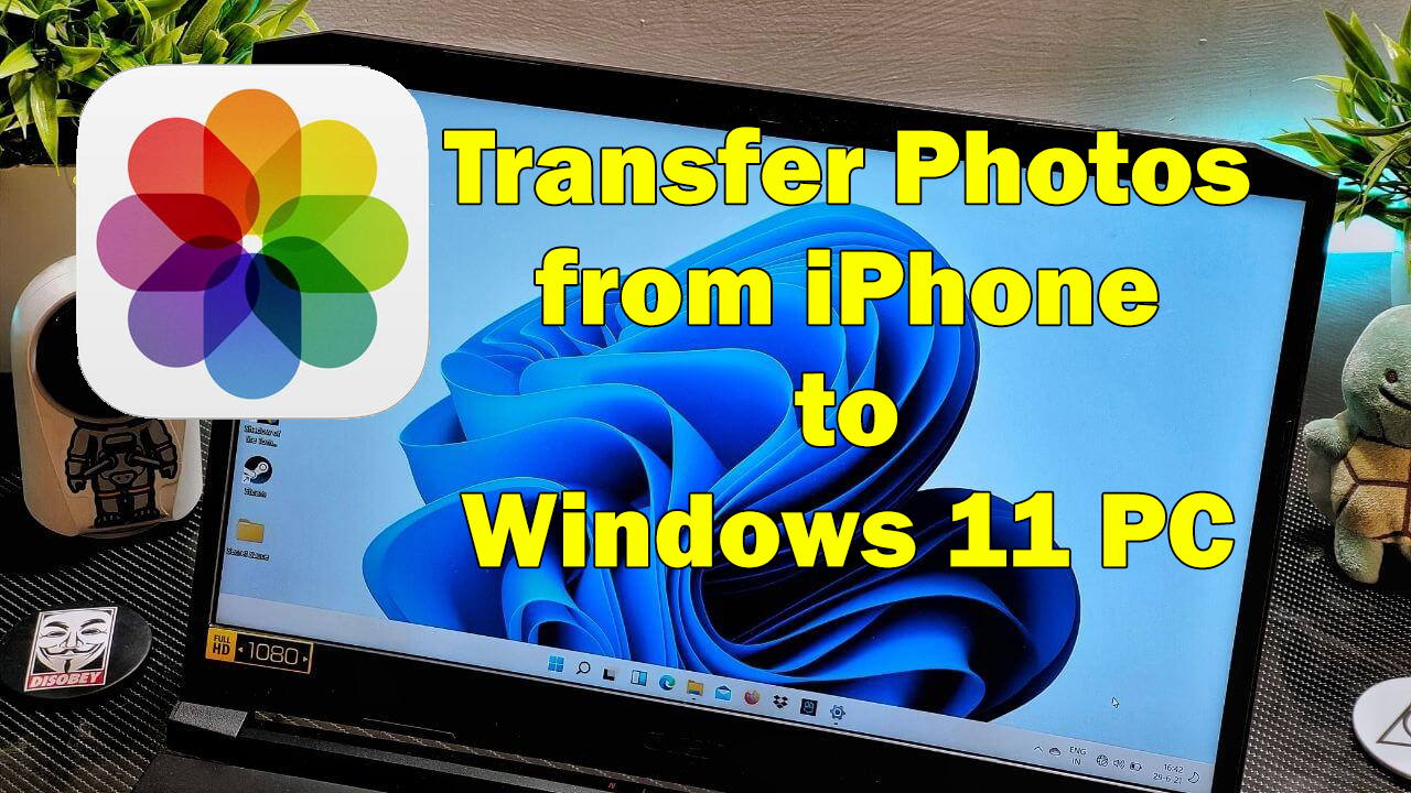 Перенос фотографий с iPhone на Windows 11