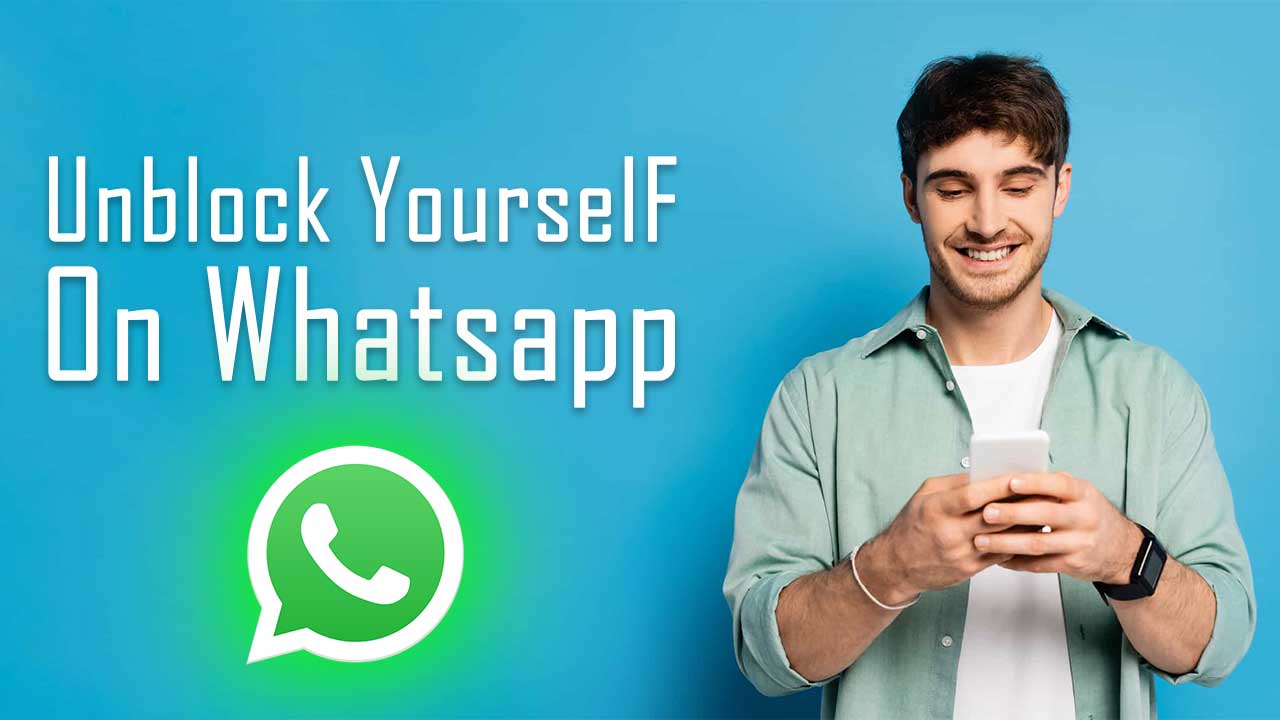 Разблокировать себя в WhatsApp