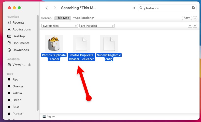Удалить приложение в macOS Big Sur