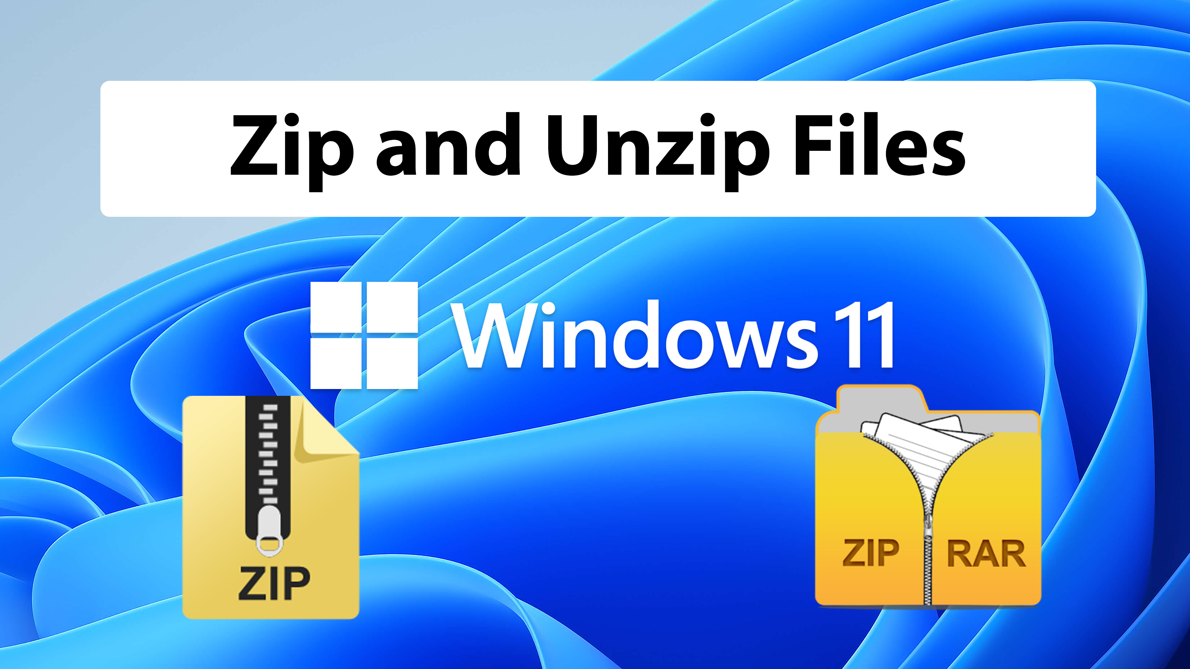 Сжатие и распаковка файлов или папок в Windows 11