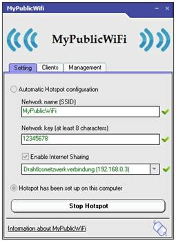 Остановите свой виртуальный WiFi Hotspot