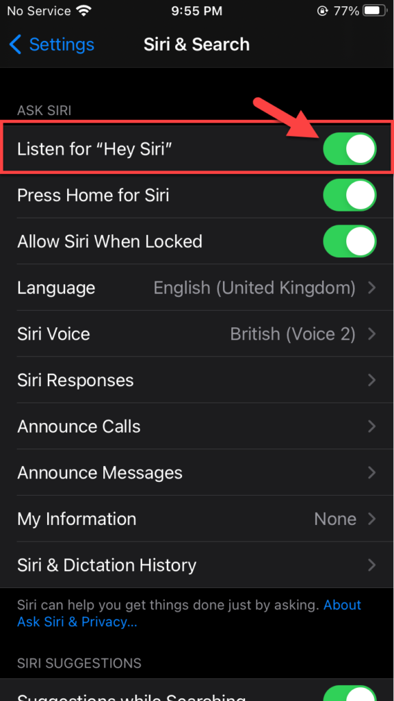 Использование Siri в автономном режиме на iPhone и iPad