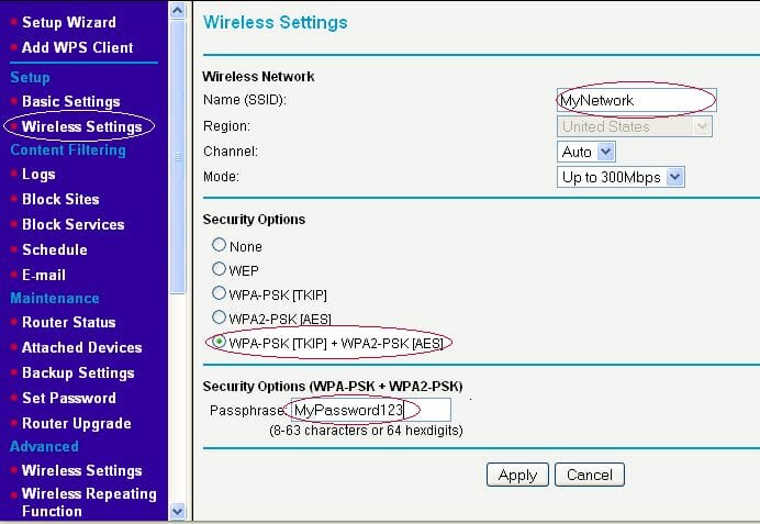 Выбор канала wifi на роутере Netrear