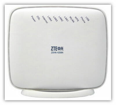 Настройка роутера WiFi ZXV10 H208L и ZTE ZXHN H208N